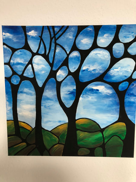 Dietmar Lauenstein - Der gläserne Wald Poster Kunstdruck - Dietmar Lauenstein, Gütersloh, Deutschland Wandbild