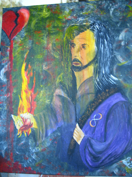 Gerd Leyerer - Ein Riss in einem Herzen Poster Kunstdruck - Gerd Leyerer, Sprockhövel, Deutschland Wandbild