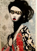 Christian Schmidt - Geisha Poster Kunstdruck - Christian Schmidt, Stocksee, Deutschland Wandbild