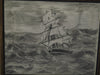 Gerd Leyerer - Ein Segelschiff bei Sturm Poster Kunstdruck - Gerd Leyerer, Sprockhövel, Deutschland Wandbild