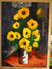 Gerd Leyerer - Sonnenblumen in einer Steinvase Poster Kunstdruck - Gerd Leyerer, Sprockhövel, Deutschland Wandbild