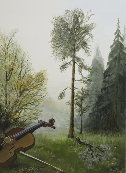 Gerd Spieckermann - Geige unter einer Kiefer