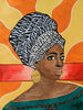 Lucia Escoto - Afrikanische Frau Poster Kunstdruck - Lucia Escoto, Leipzig, Deutschland Wandbild