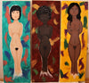 Melanie Winkler - Feminismus hoch drei Poster Kunstdruck - Melanie Winkler, keine Angabe, Österreich Wandbild