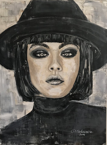 Dana Schweizer - Smokey eyes and a hat
