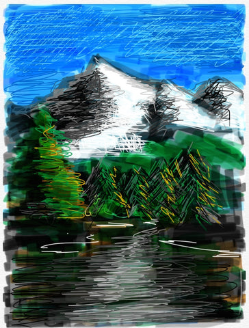 Qendresa Miroci - Digitale Berge