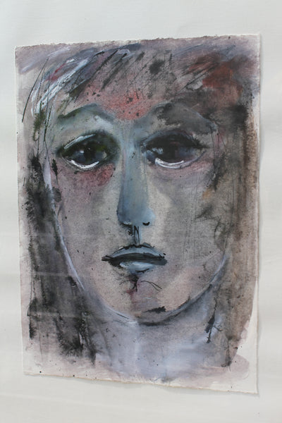 Annette Willems - Mädchenkopf Poster Kunstdruck - Annette Willems, Mainz, Deutschland Wandbild