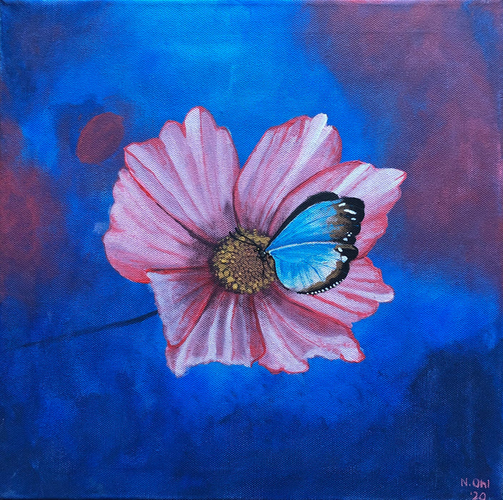Nadine Ohl - Blauer Schmetterling