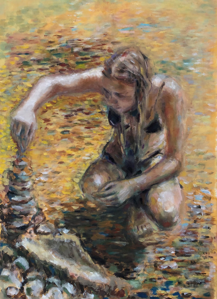Kasia Lech-Kowol - Girl at the brook