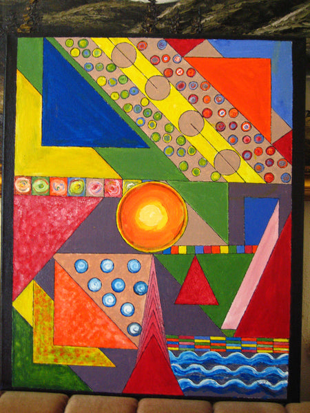 Gerd Leyerer - Komposition von Formen und Farben Poster Kunstdruck - Gerd Leyerer, Sprockhövel, Deutschland Wandbild