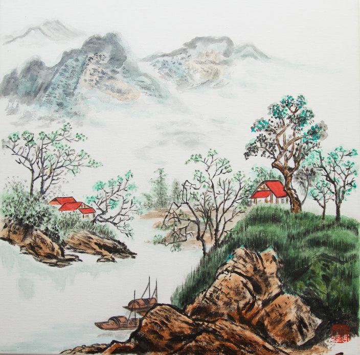 Li Zhou - Fischerdorf
