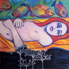 Gabi Domenig - Longing Poster Kunstdruck - Gabi Domenig, Lienz, Österreich Wandbild
