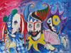 Werner Funk - Maskerade Poster Kunstdruck - Werner Funk, Schwieberdingen, Deutschland Wandbild