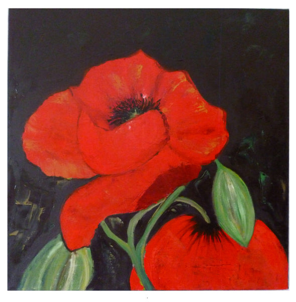 Roswitha Veeders - Mohnblüte "ROT"