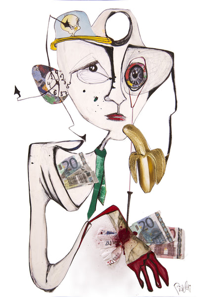 Francesca Prioletti - Mon(k)ey Business... Poster Kunstdruck - Francesca Prioletti, Stuttgart, Deutschland Wandbild