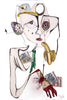 Francesca Prioletti - Mon(k)ey Business... Poster Kunstdruck - Francesca Prioletti, Stuttgart, Deutschland Wandbild