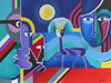 Werner Funk - Mondsüchtig Poster Kunstdruck - Werner Funk, Schwieberdingen, Deutschland Wandbild