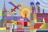 Stefan Wirz - München Poster Kunstdruck - Stefan Wirz, Pfaffenhofen an der Ilm, Deutschland Wandbild