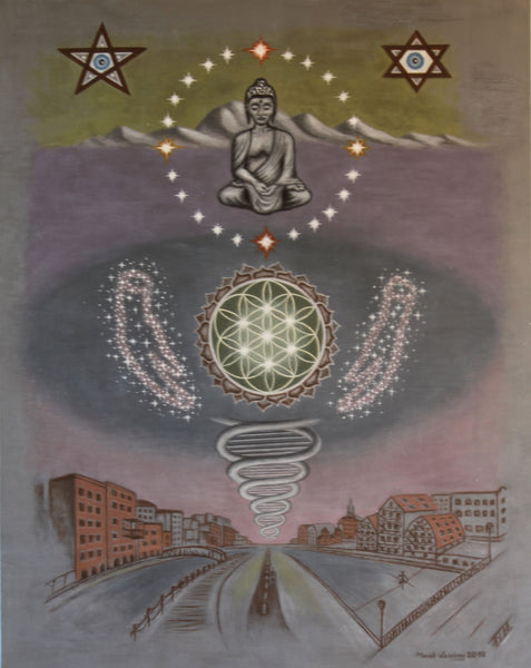 Marek Lessing - Flower of life Poster Kunstdruck - Marek Lessing, Berlin, Deutschland Wandbild