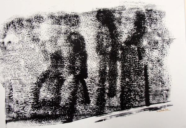 Manfred Kager - Schattenfiguren Poster Kunstdruck - Manfred Kager, Eisenstadt, Österreich Wandbild
