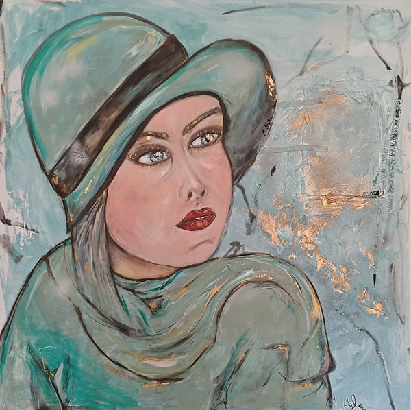 Magdalena Hyla - Lady in hat