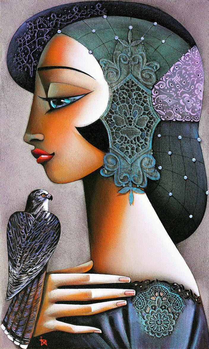 Ira Tsantekidou - Princess with Falcon