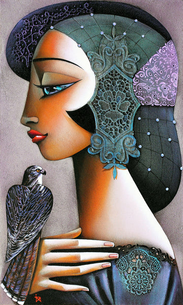 Ira Tsantekidou - Princess with Falcon