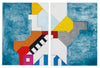 Willy Wiedmann - Sinfonia del Universo (2 Bilder) Poster Kunstdruck - Willy Wiedmann, Bad Cannstatt, Deutschland Wandbild