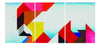 Willy Wiedmann - Sinfonia della Domenica (triptic) Poster Kunstdruck - Willy Wiedmann, Bad Cannstatt, Deutschland Wandbild