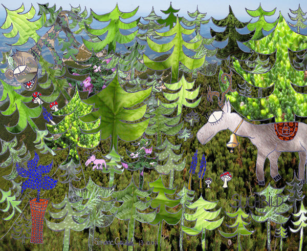 Simone Gautsch - Suchbild Poster Kunstdruck - Simone Gautsch, Grossgmain, Österreich Wandbild