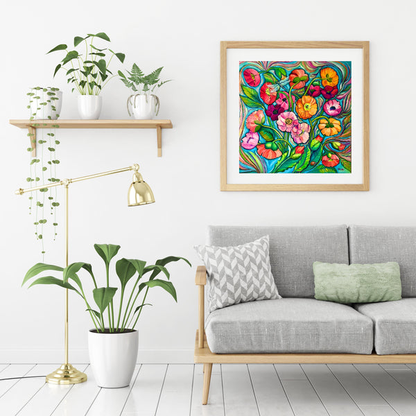 Tamara Michel - Mohnblumen Poster Kunstdruck - Tamara Michel, KUNST-ONLINE Wandbild