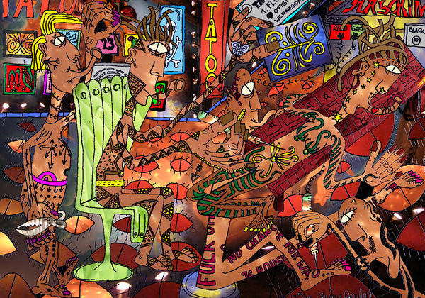Simone Gautsch - To Tatoo Poster Kunstdruck - Simone Gautsch, Grossgmain, Österreich Wandbild