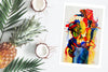 Ulla Neuhaus - Wundertüte Poster Kunstdruck - Ulla Neuhaus, KUNST-ONLINE Wandbild