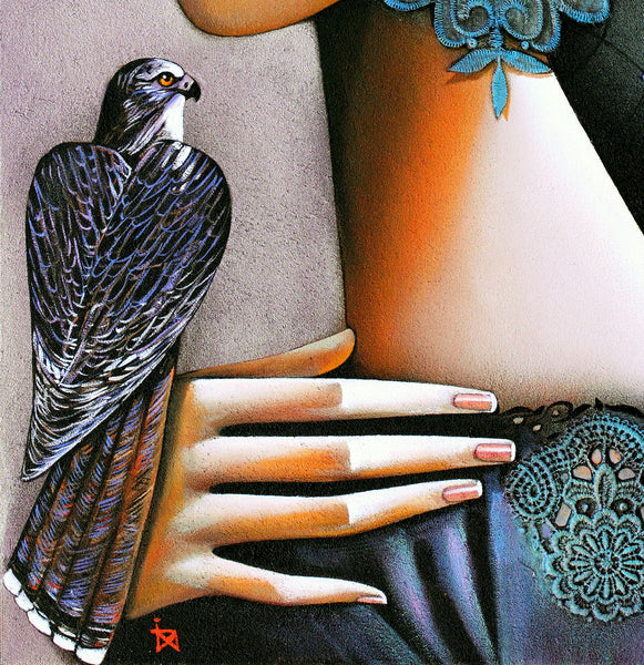 Ira Tsantekidou - Princess with Falcon
