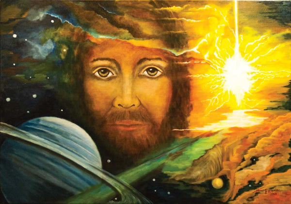Hannes Guggenbühl - Das Universum - Uridee, der göttlichen Schöpfung des Bewusstseins Poster Kunstdruck - Hannes Guggenbühl, Bonndorf, Deutschland Wandbild