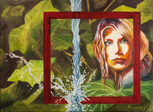 Hannes Guggenbühl - Wasser das Lebenselixier und die begrenzte Sichtweise der Menschheit Poster Kunstdruck - Hannes Guggenbühl, Bonndorf, Deutschland Wandbild