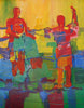 Helge Hensel - ... werfe den ersten Stein! Poster Kunstdruck - Helge Hensel, Schöneck, Deutschland Wandbild