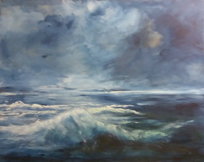 Angelika Scheibler - Wolken und Meer I