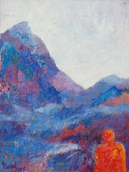 Helge Hensel - Der lange Weg zum Gipfel Poster Kunstdruck - Helge Hensel, Schöneck, Deutschland Wandbild