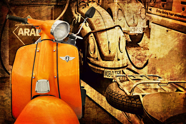 René Boes - Zündapp Poster Kunstdruck - René Boes, Münchberg, Deutschland Wandbild