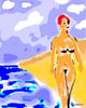 Reinhard H.W. Brand - Beachgirl2 Poster Kunstdruck - Reinhard H.W. Brand, Bonn, Deutschland Wandbild