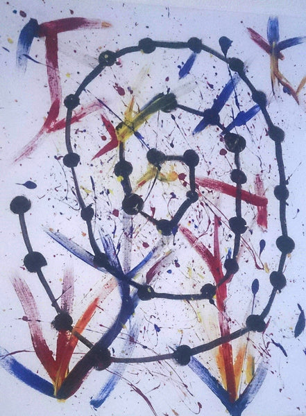 Dusana Hruskova - Punkte des Leben Poster Kunstdruck - Dusana Hruskova, Zürich, Schweiz Wandbild