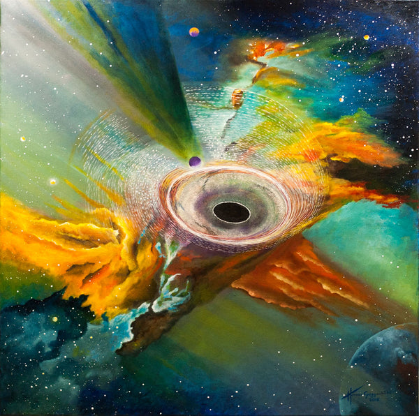 Hannes Guggenbühl - Black Holes - Die Kreativität unseres Universum Poster Kunstdruck - Hannes Guggenbühl, Bonndorf, Deutschland Wandbild