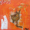Monika Schiwy - Orange Poster Kunstdruck - Monika Schiwy, Münster, Deutschland Wandbild