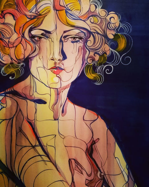 Katarina Hvozdarova Daro - Komm!...und bereichere mein Leben! Poster Kunstdruck - Katarina Hvozdarova Daro, Leibnitz, Österreich Wandbild