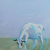 Herbert Schneider - Einsame Kuh Poster Kunstdruck - Herbert Schneider, Friedrichshafen, Deutschland Wandbild