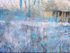 Isabella Senger - Struktur in Blau Poster Kunstdruck - Isabella Senger, Wasserburg, Deutschland Wandbild