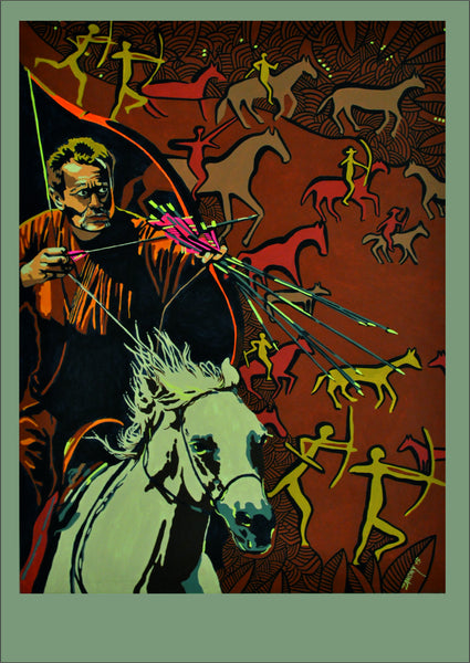 Peter Zanony - Höhlenreiter Poster Kunstdruck - Peter Zanony, München, Deutschland Wandbild