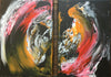 Kurt Buschmann - Diptychon Poster Kunstdruck - Kurt Buschmann, Hamburg, Deutschland Wandbild
