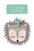 Keep calm and stay positive Poster Kunstdruck - Kunst für Kinder, KUNST-ONLINE Wandbild
